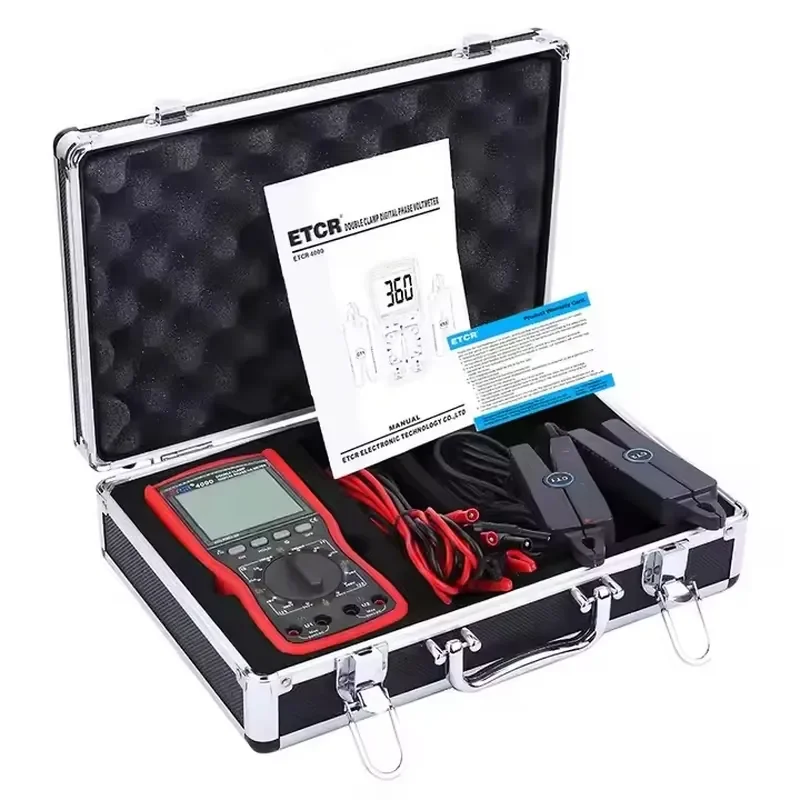 

ETCR4000A Digital Phase Voltammeter with Intelligent Double Clamp for Inspecting Resistance Meters and Wiring Equipment