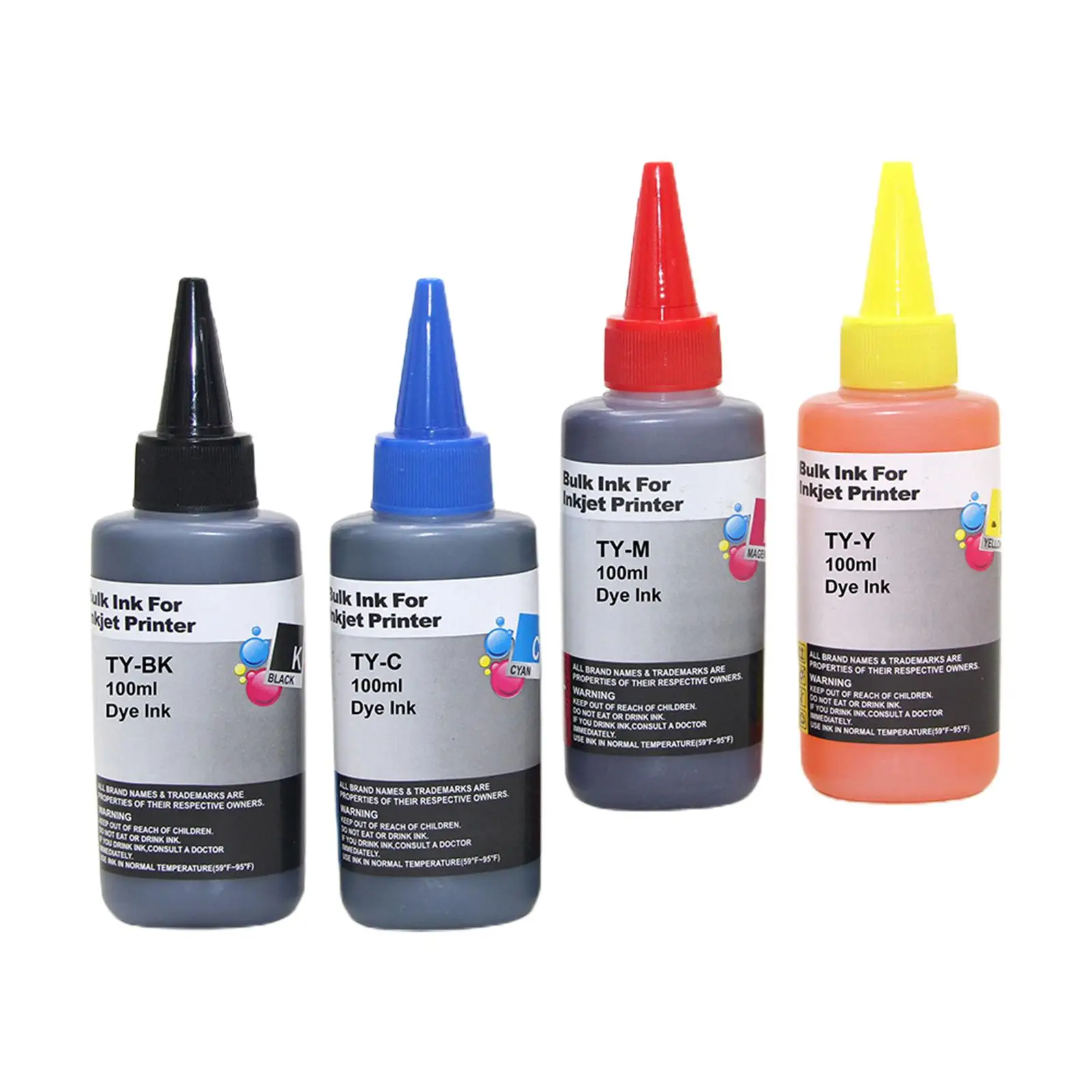 100ml Printer Ink Refill Bottle Universal Durable Inkjet Replacement for Advertising Light Box Photo Output