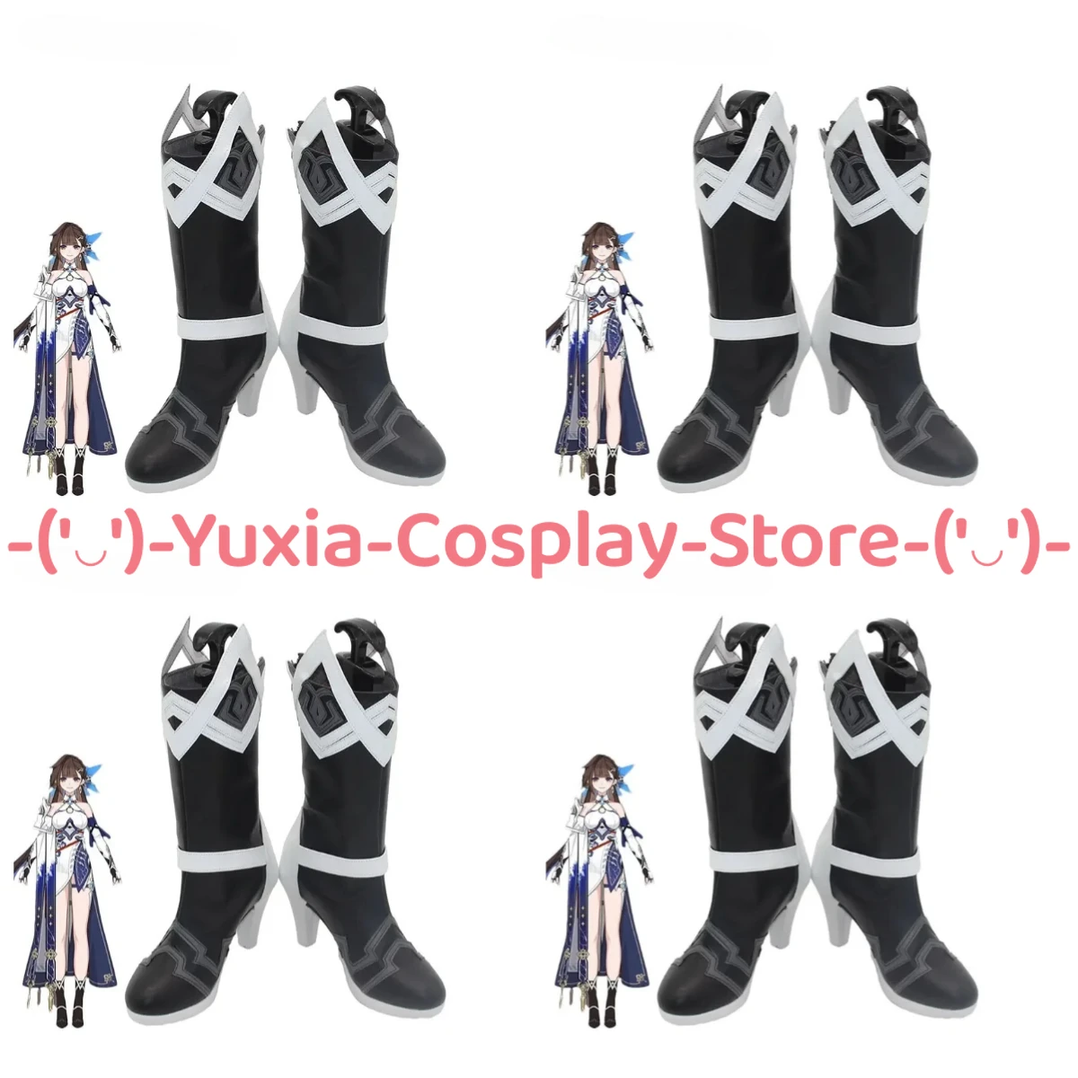 

Юксиакосплей! Honkai Impact 3rd Li Sushang обувь для косплея игровой персонаж реквизит ботинки из искусственной кожи Хэллоуин карнавальный костюм для вечеринки