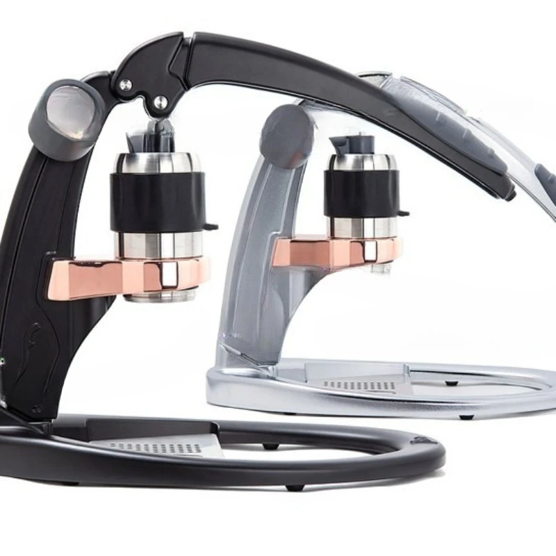Espresso machine, tie rod machine, portable household hand-pressed espresso machine
