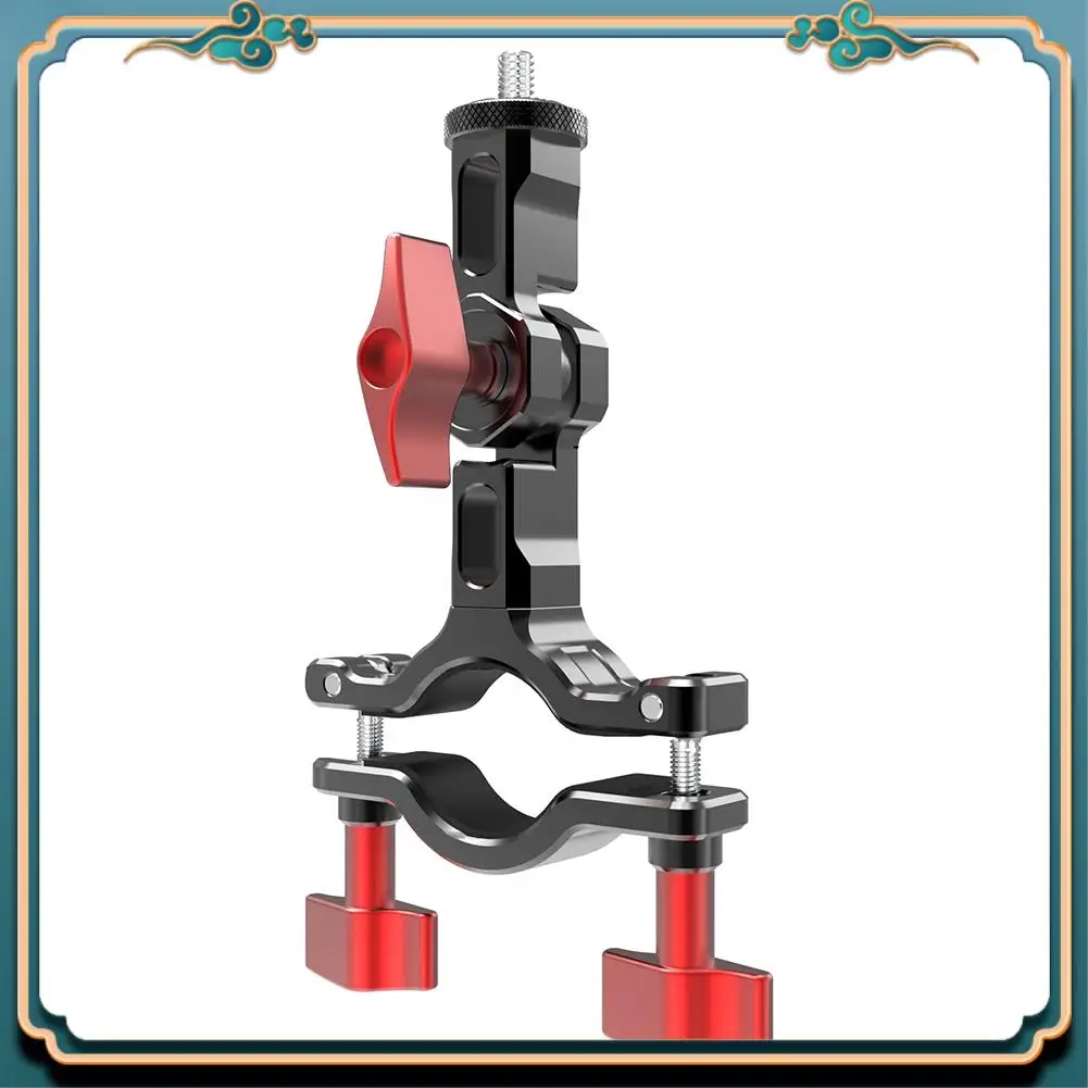 (New)-270° Camera Bike Bicycle Handlebar Clamp Bracket Motrobike Tripod Clip Mount For Insta360