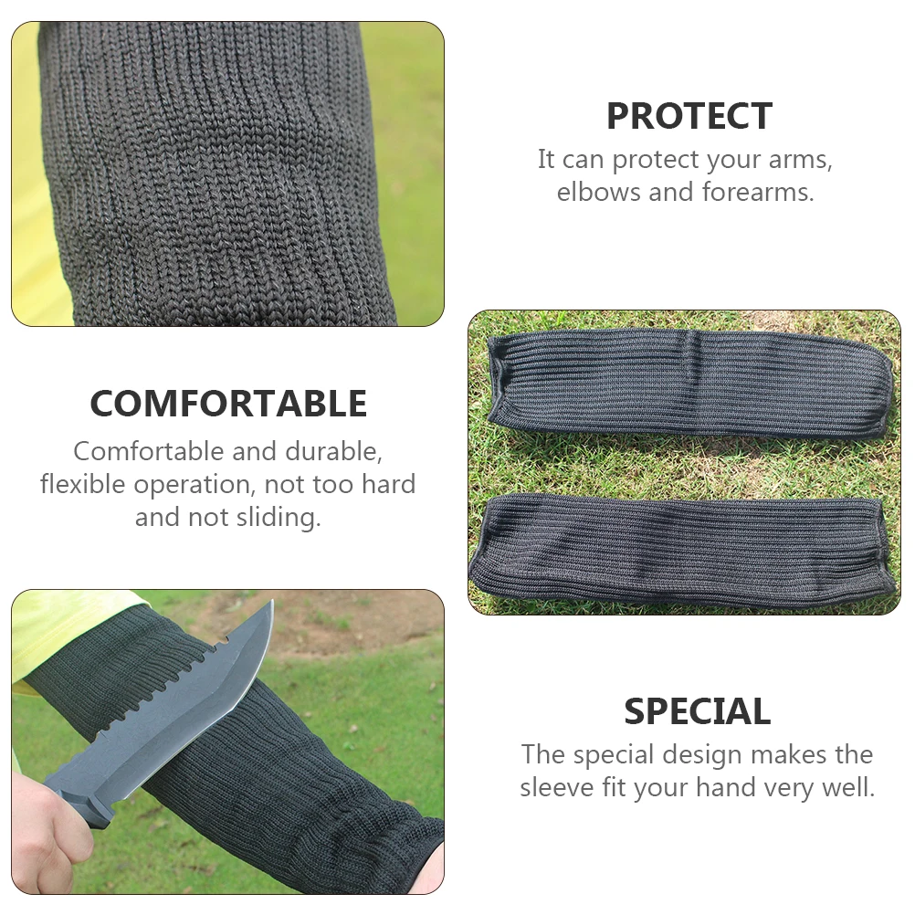 

Cut Resistant Arm Sleeves Guard Armb Steel Wire Anti Scratch Practical Arm Guard Safety Armb High Performance