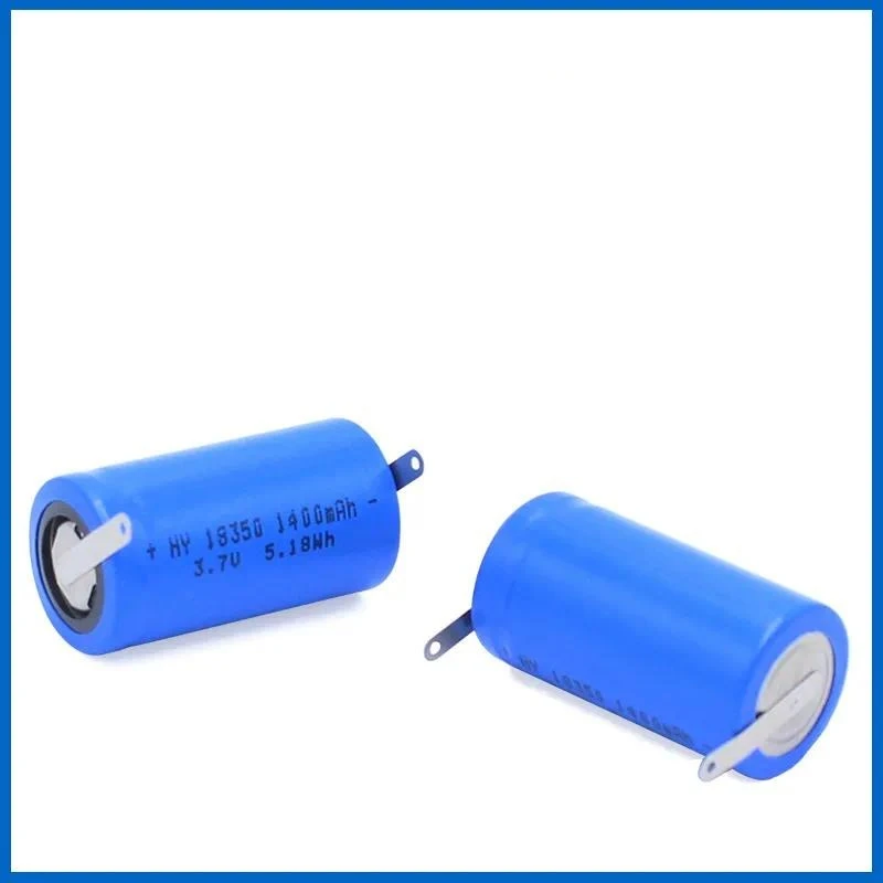 100PCS 18350 Lithium Battery 3.7V for Electric Hair Clipper Push Shear Hairball Trimmer Rechargeable Battery
