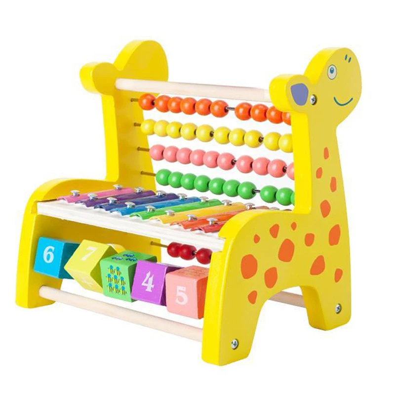 Houten Montessori Rekenspeelgoed Multifunctioneel Abacus Speelgoed Rond Kralen Vroeg Leren Leermiddelen Educatief Cadeau Speelgoed Voor Kinderen