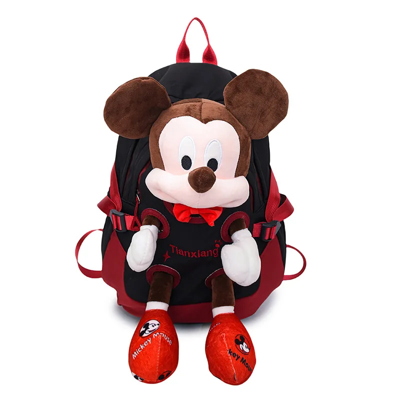 حقيبة ظهر ديزني ميكي ماوس للنساء والفتيات بسعة كبيرة ولطيفة وعصرية ومتينة ومطبوعة برسوم كرتونية للتسوق في الهواء الطلق والسفر #1