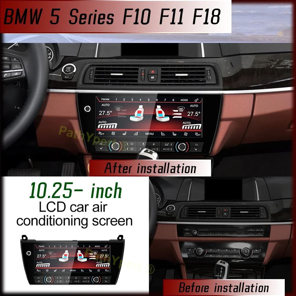 For BMW 5 Series F10 F11 F18 2011-2017 10.25