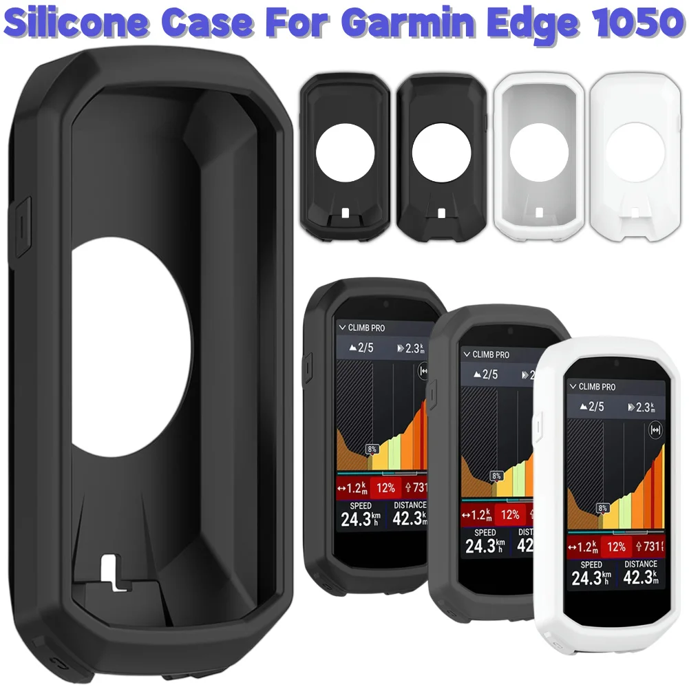 For Garmin Edge 1050 All Inclusive Silicone Protective Case Anti-Scratch Bumper Cover GPS Code Table Protective Cover