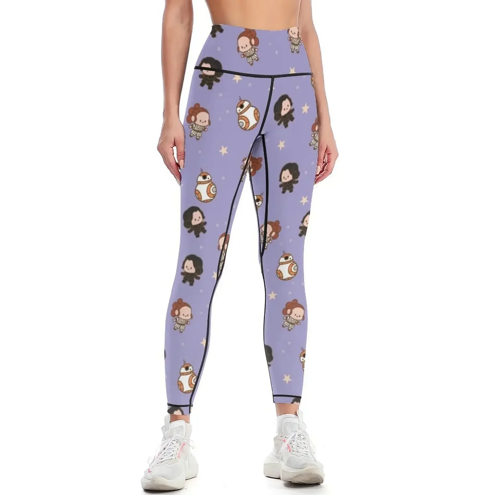 

Reylo Adventure - Purple Leggings Women's trousers gym's clothing high waist sportswear gym Womens Leggings