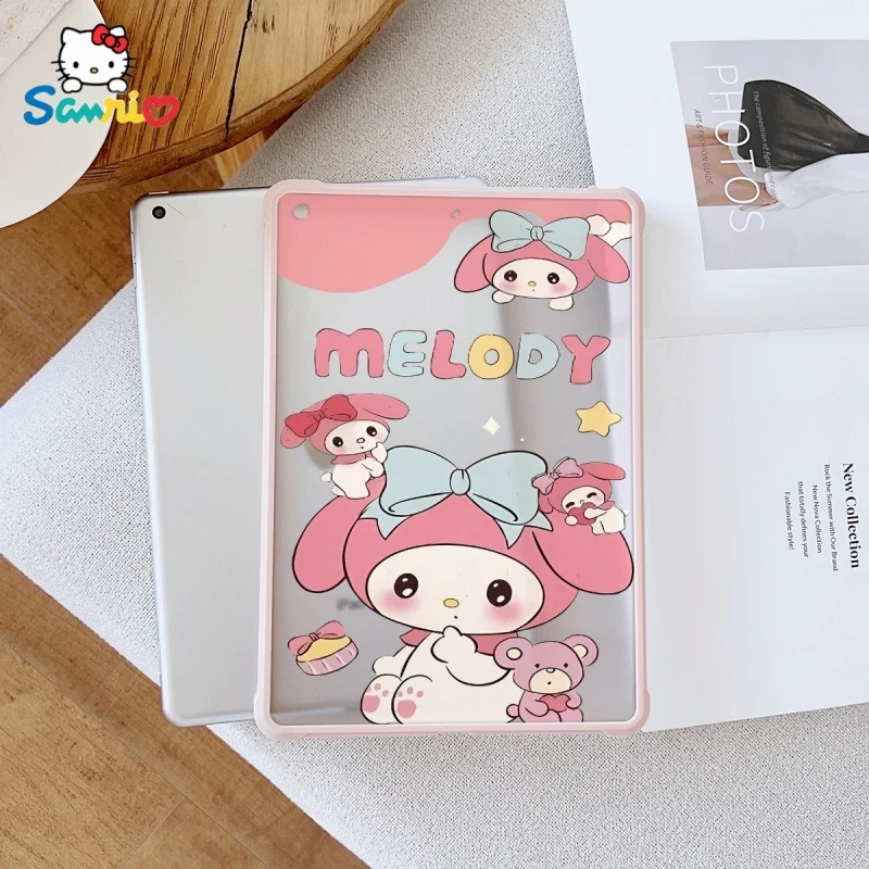 

Sanrio My Melody pattern Pink iPad Transparent Drop Case, suitable for iPad Pro 2022/2024, iPad Air 3/5, iPad Mini 6, iPad 6/10