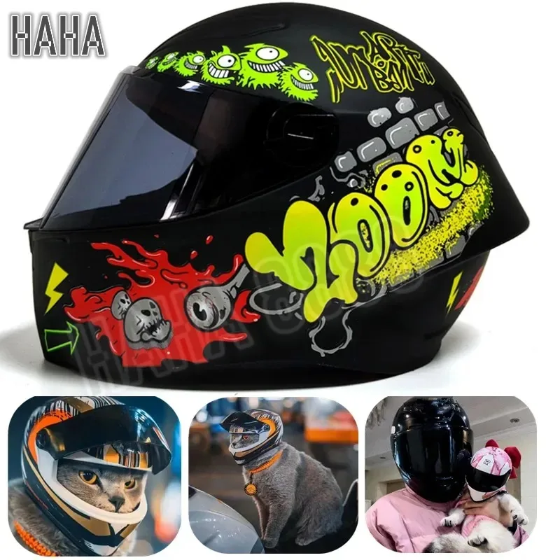 Small Pet Motorcycle Helmet Cat Dog Puppy Mini Helmets Mini Motorcycle Safety Helmet Outdoor Head Protecting Pet Hard Hat