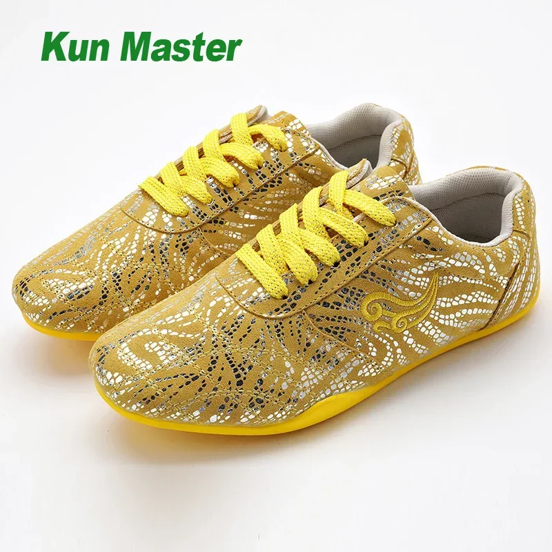 Zapatos de cuero genuino de piel de vaca Wushu Tai chi, zapatos de artes marciales, zapatos deportivos de Kung Fu, zapatillas flexibles gratis, nuevo estilo 2023