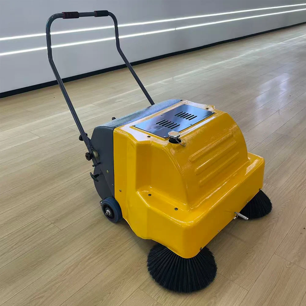 Manual Road Floor Sweeper Powerful Handheld Street Sweeping Machine Industrial Electric Lawn Sweeper Simple Flexible Operation