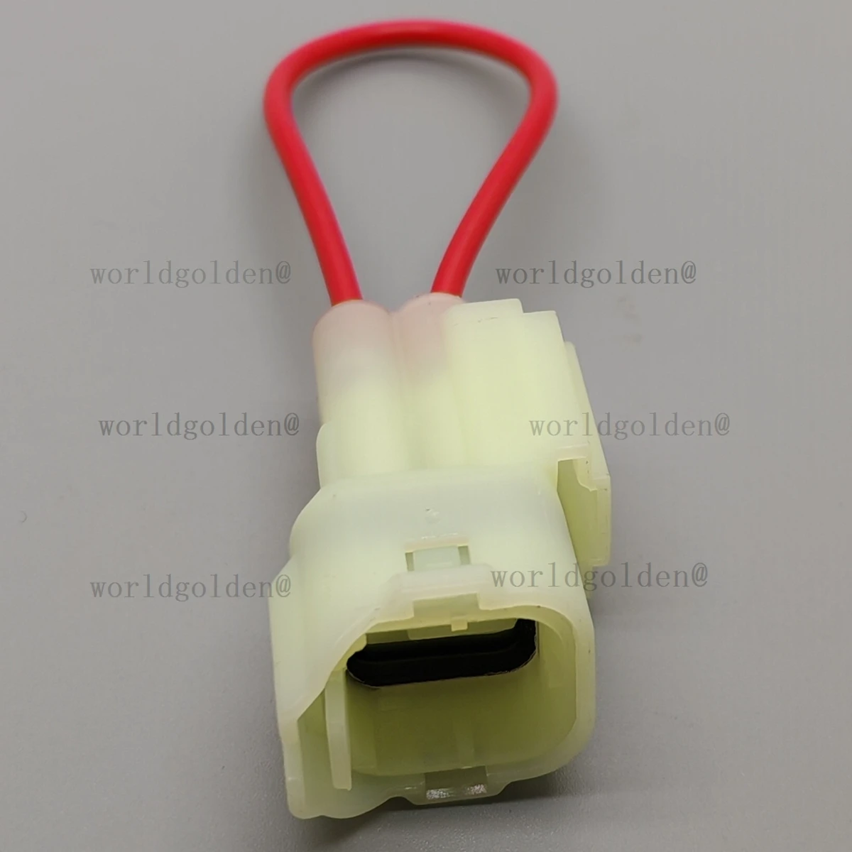 6187-4441 Red Single Circuit Connector for auto auxiliary electrical wire docking & circuit fault troubleshooting
