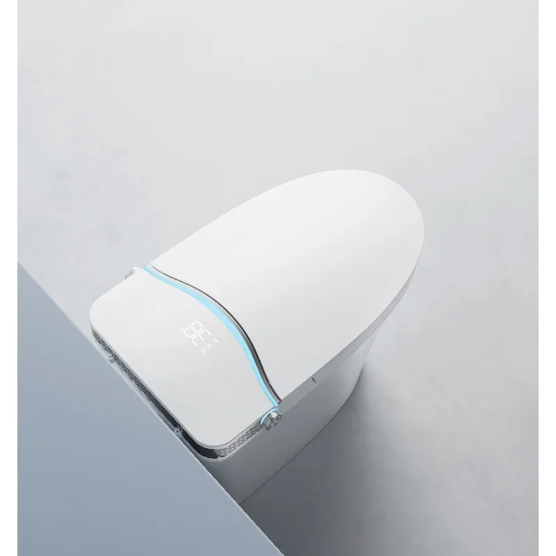 Tall Smart Toilets Bidet Embedded Automatic Heated Seat Smart Toilet
