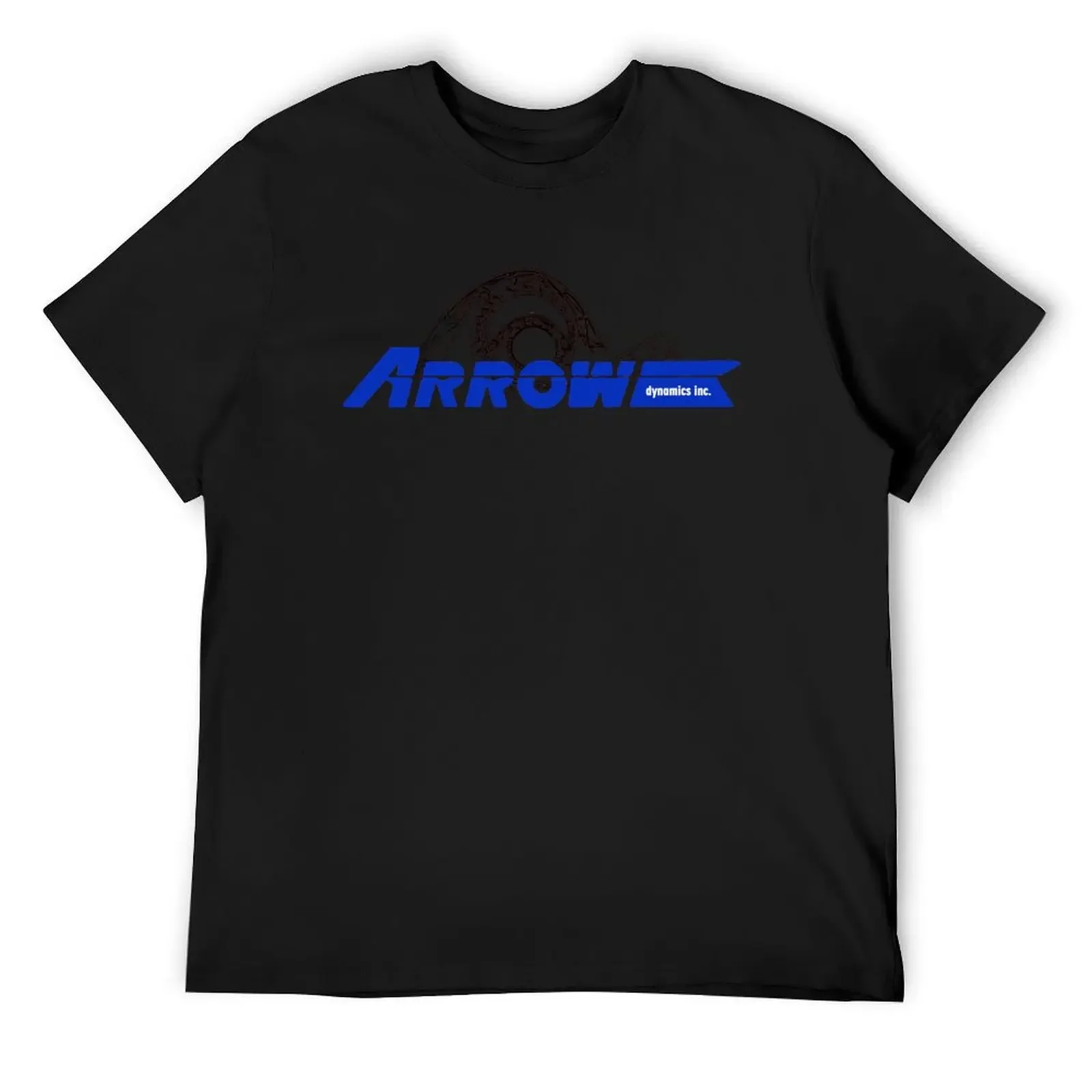 

Arrow Dynamics Corkscrew Design T-Shirt designer shirts vintage graphic tee korean fashion funny t shirts for men