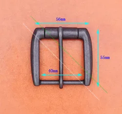 Прочная металлическая однотонная Античная черная классическая пряжка с зубчатым штифтом Сделай Сам кожевенное ремесло джинсы Западный Ремень сменная Пряжка 40 мм