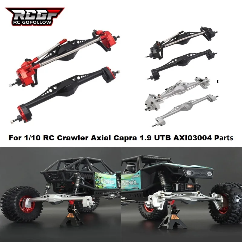 

RCGOFOLLOW 1/10 Metal Front Rear Portal Axle for Axial Capra 1.9 UTB AXI03004 Buggy F9 Wraith 90018 RR10 Upgrade Parts