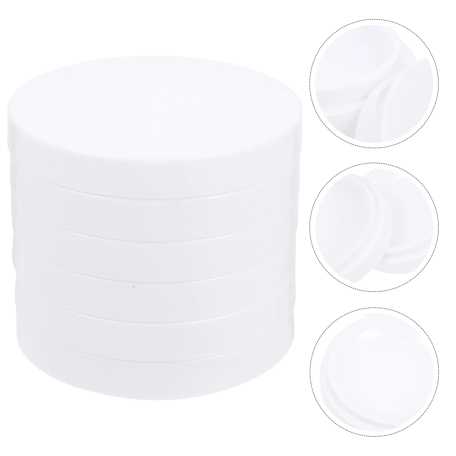 

1pc Paint Tray Multi Hole Design Pigment Mixing Plate For Watercolor Oil Gouache Color Tray Lightweight Art Board Student