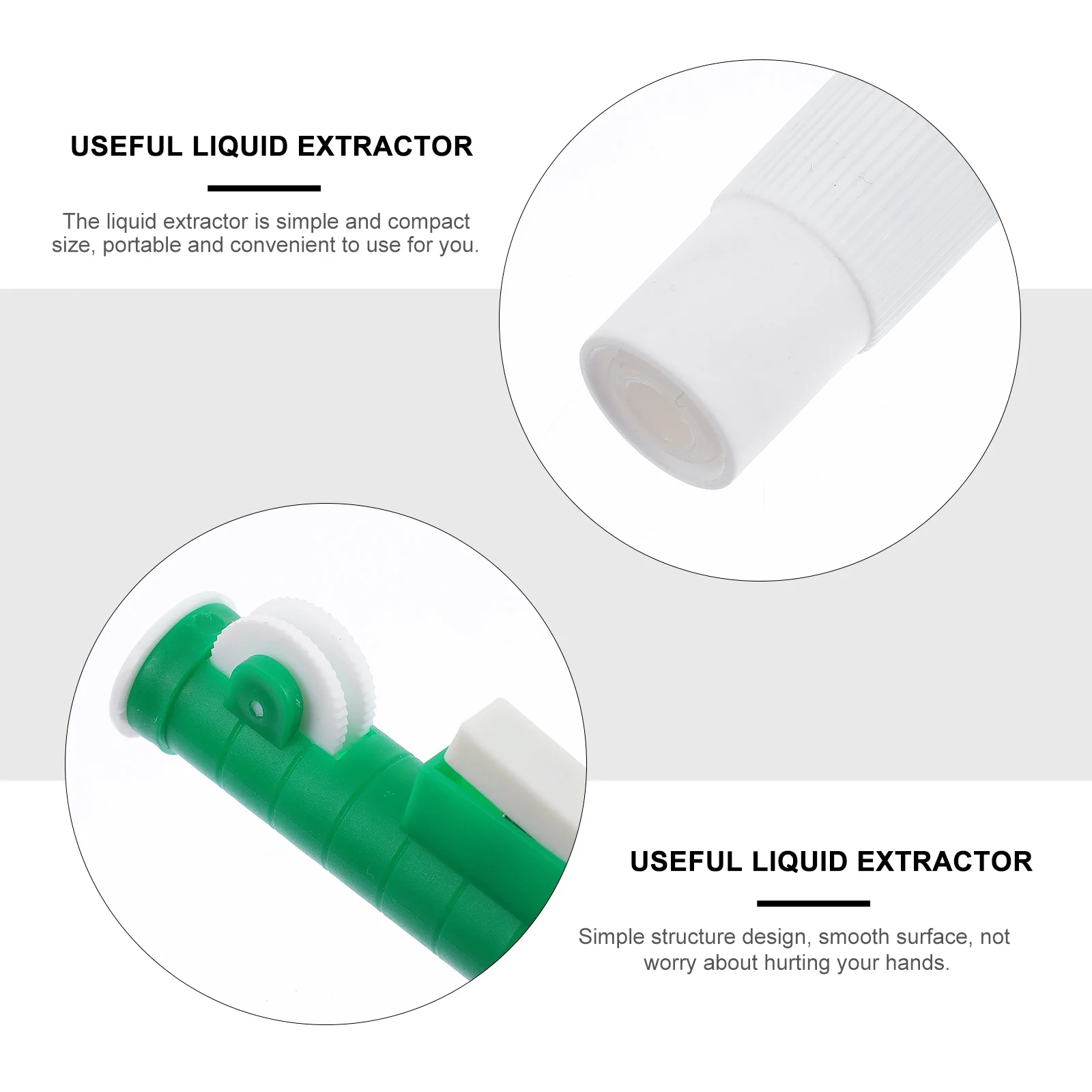 

10ml Green Liquid Extractor Simple Experiment Tool for Lab Classroom Portable Plastic Labs Fuel Pump Engine Parts