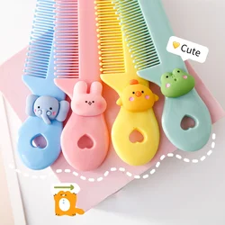 1pc simpatici Mini pettini per neonate ragazzi Cartoon Animal Floral Hair Brushes bambini bambini strumento per lo Styling coreano Protable per i viaggi