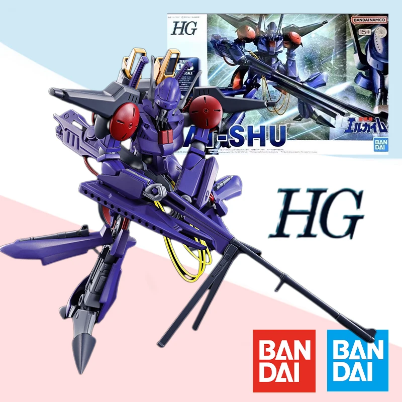 In Stock Bandai Original BOX PB Limited HG 1/144 BAT SHU Full Action Anime Robot model kit Assembly toy gift for kids