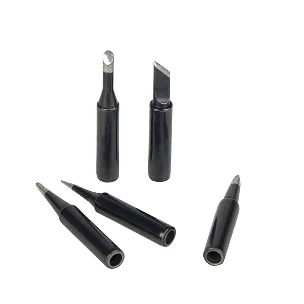 Puntas de soldador de 5 piezas, cabezal de soldadura Universal con calefacción interna 936, accesorios para herramientas de reparación de soldadura