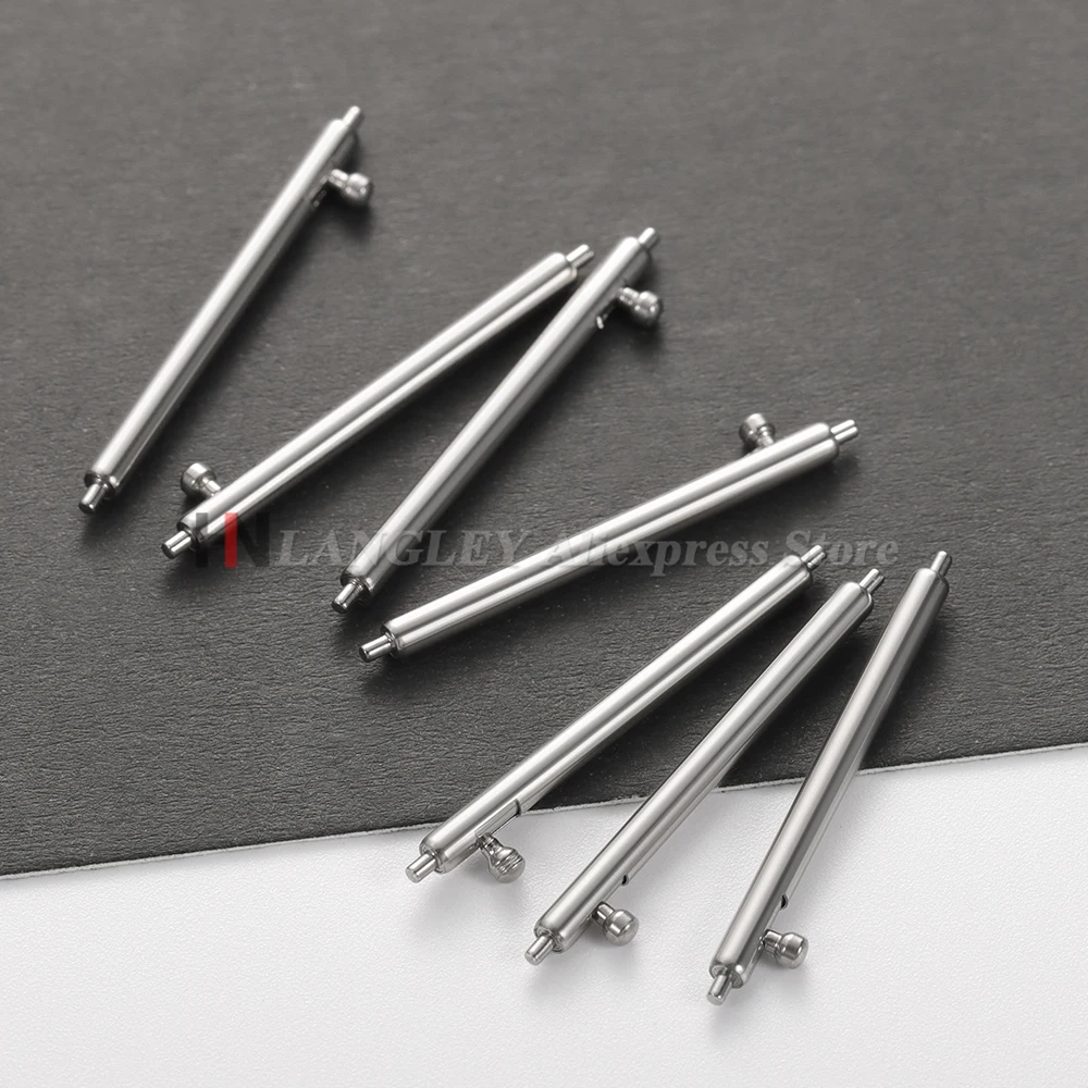 4個/20個入り ウォッチピン クイックリリース 1.8mm径 バンド フルステンレススチール スプリングバー 12 13 14 15 16 17 18 19 20 21 22mm 24mm