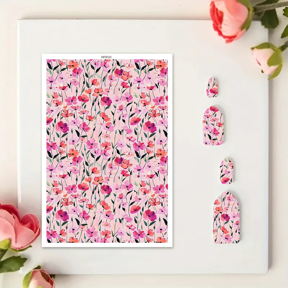 พิมพ์ลายดอกไม้เล็กๆต่างหูเซรามิคนุ่มละลายน้ําได้สติกเกอร์แบบใช้แล้วทิ้งสําหรับเครื่องประดับ DIY ทํารูปลอก 2025