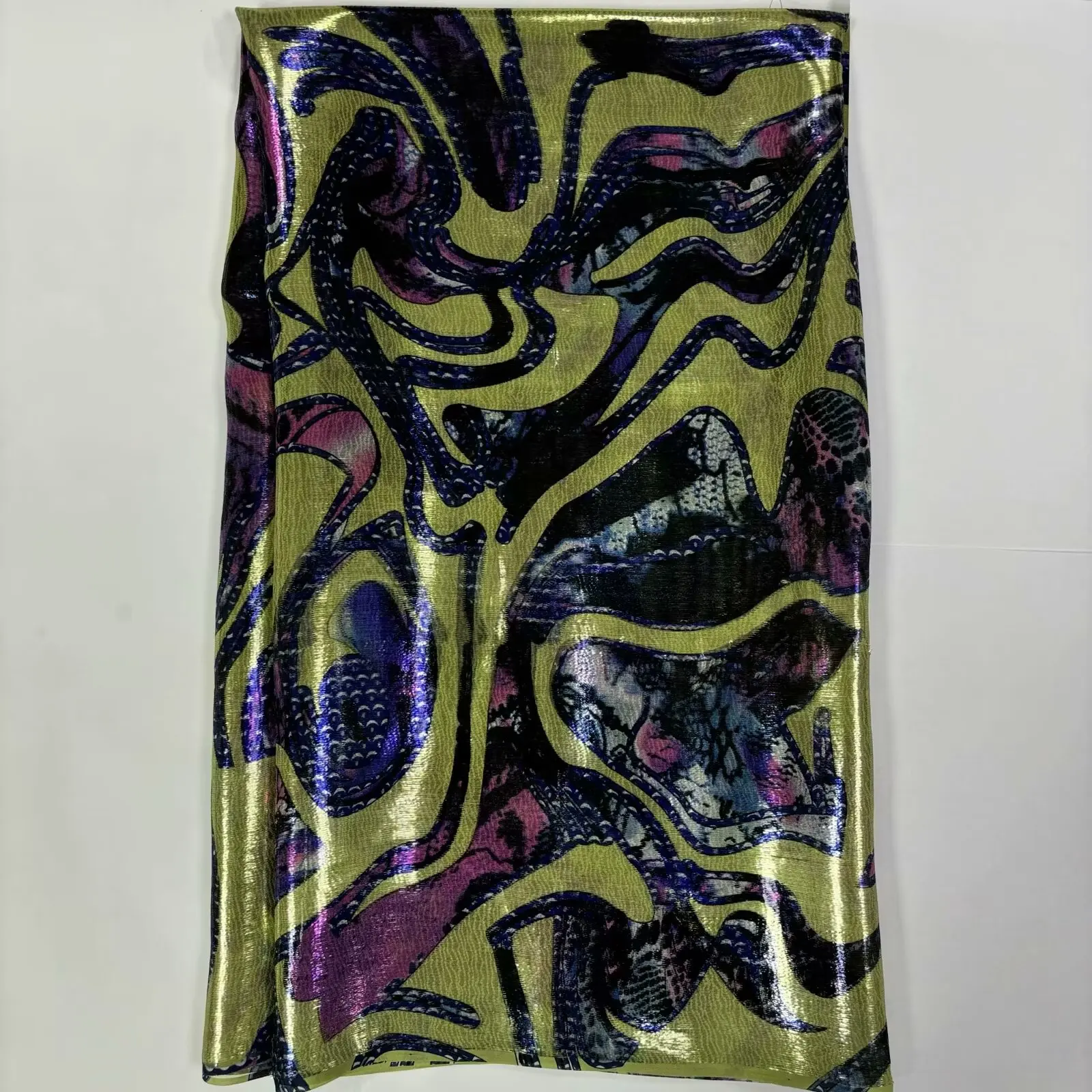 mulberry silk High Quality African Fabric 100% Silk Real Silk georgette Fabrics Nigerian 5 Yards