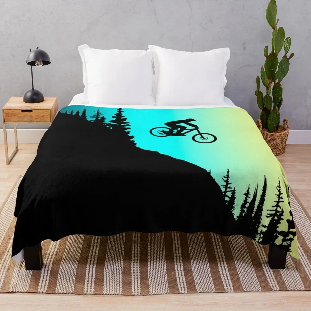 

MTB Colors Throw Blanket Multi-Purpose Softest Picnic Blankets For Sofas Blankets