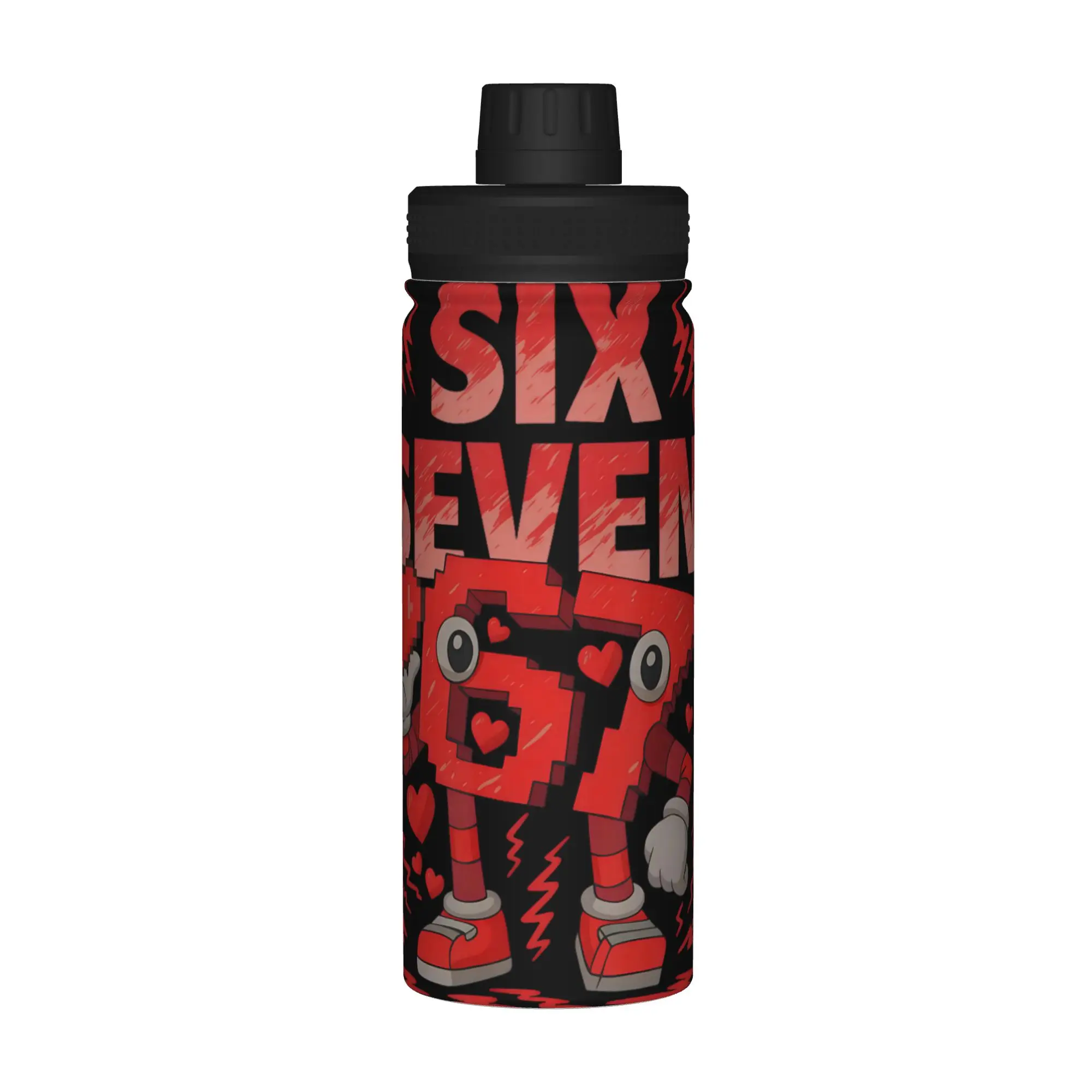 Stainless Steel Sports Tumbler Italian Brainrot Valentine's Day 67 Meme Funny Be Mine Thermal Mug  Travel Graphic Water Bottle