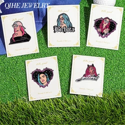 etro Mexican Metal Hat Pin Enamel Pins Cartoon POP Singer Girls Heart Shape Badge Golf Cap Baseball Cap Clip Badge Jewelry Pins