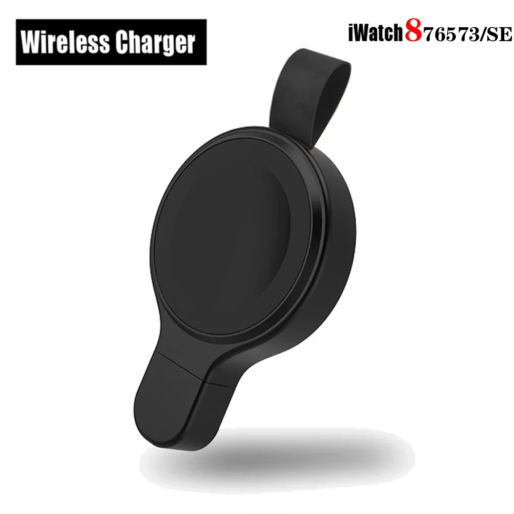 

Mini Magnetic Wireless Charger Dock For Watch Series 8/7/6/5/4/SE/3/2 Portable Wireless Charging Cable Charger For Iwatch