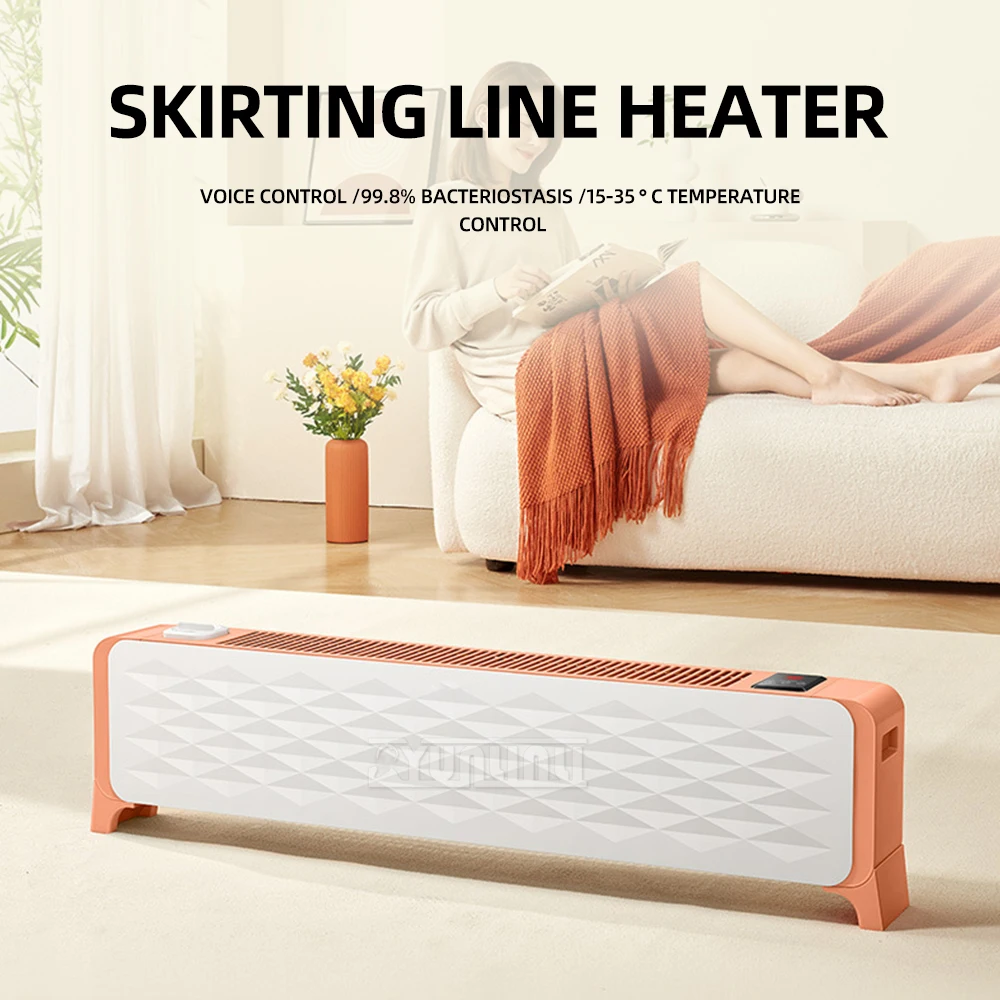 Household Mobile Living Room Electric Heater Graphene Energy-Saving Fast Heating Space Heater