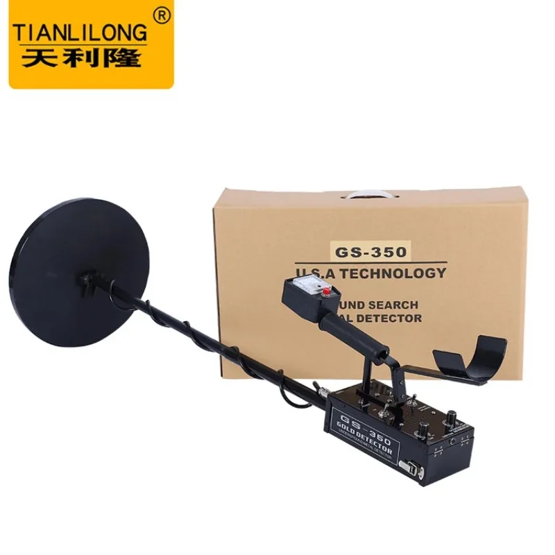 2024 GS350 Long Range Searching Cheap Price Underground Metal Detector Gold with Alarm&Needle Indicator for Treasure Hunting