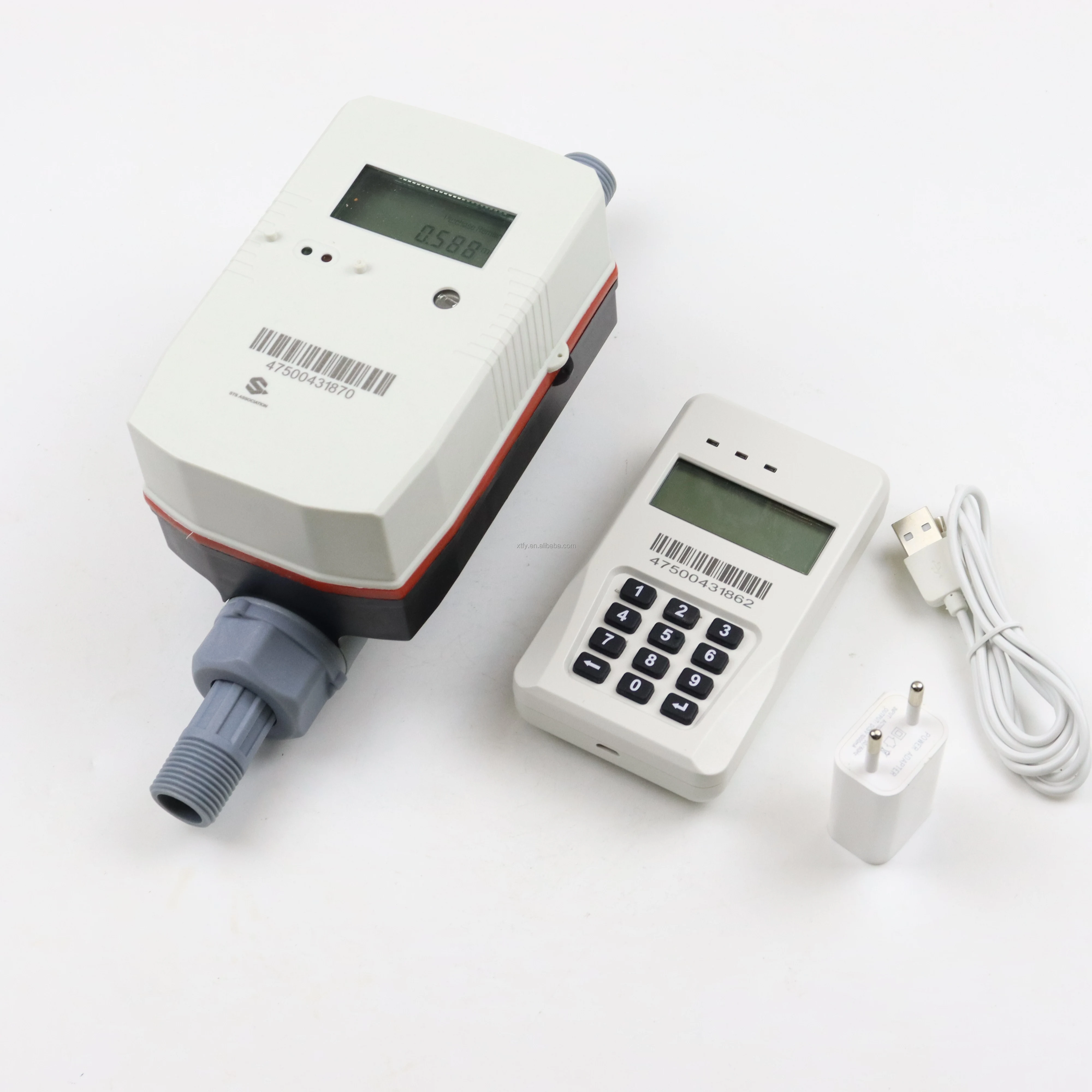 Prepayment Ultrasonic Smart Water Meter  With Ciu Keypad Token Prepay STS  Prepaid Water Meter Manufacturer