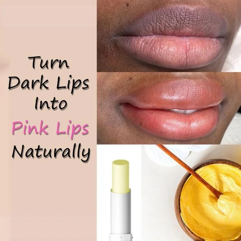 Kurkuma Whitening Lippenbalsem Lip Black Doffe Verwijdering Exfoly Lichter Pigment Dode Huid Vochtinbrengende Crème Voeden Fade Lip Line Care Care