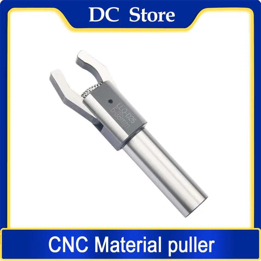 Extractor de torno CNC, alimentador/extractor automático para torno CNC, mango redondo, mango cuadrado, LLQ-W16/25, LLQ-D20/25/32, 2-40mm/5-38mm