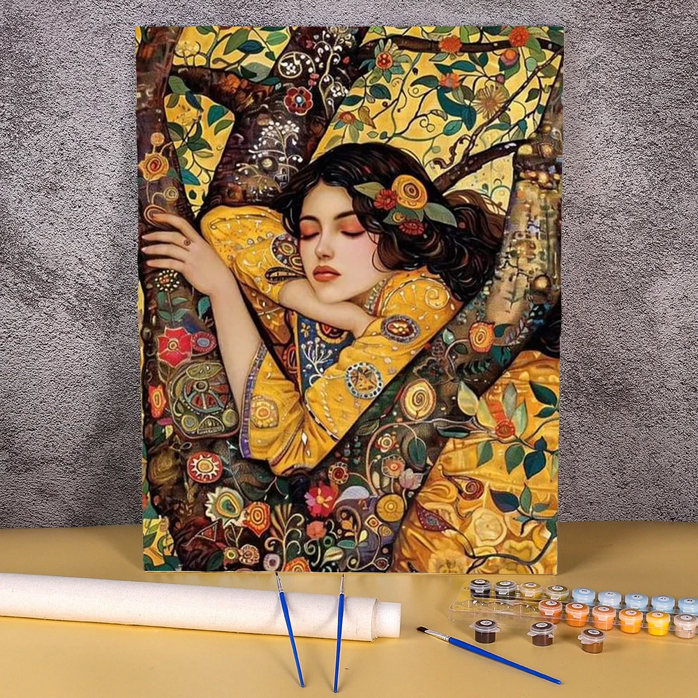 Abstract Girl Paint… - image