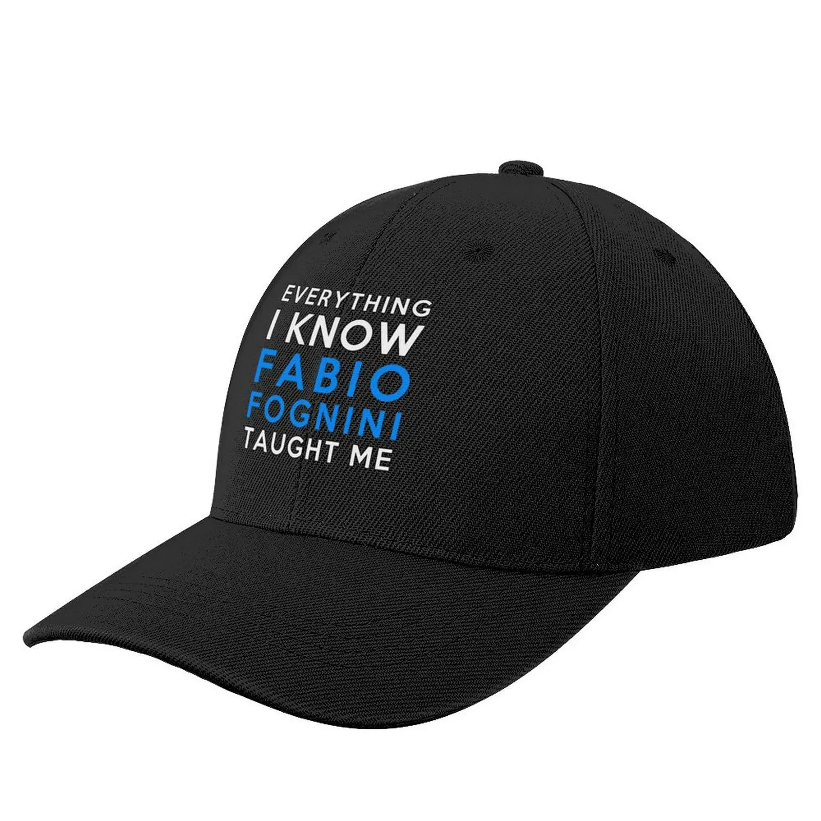 

Everything I know - Fabio Fognini Baseball Cap dad hat Anime Mountaineering summer hat Women Hats Men's