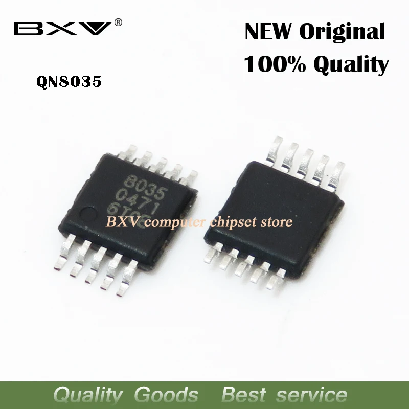 5PCS /Free postage QN8035 MSOP10  QN8035-SANE 8035  New Original in stock