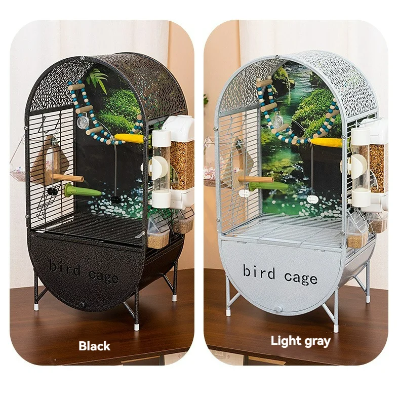 

Custom Wholesale 2025 Stainless Steel Breeding Bird Cages For Parrots Canaries Lovebirds Aviary