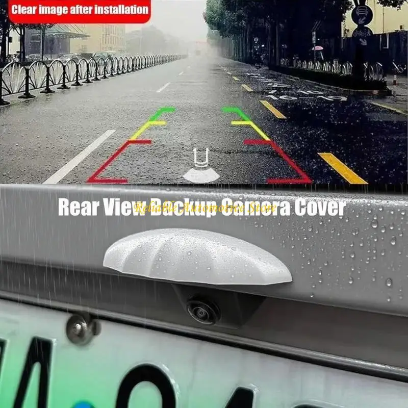 M68B Rear Camera Protector, Rear View Camera Guard, Car Cover, Low-Profile Design, All-Weather Safety, Car Modification for