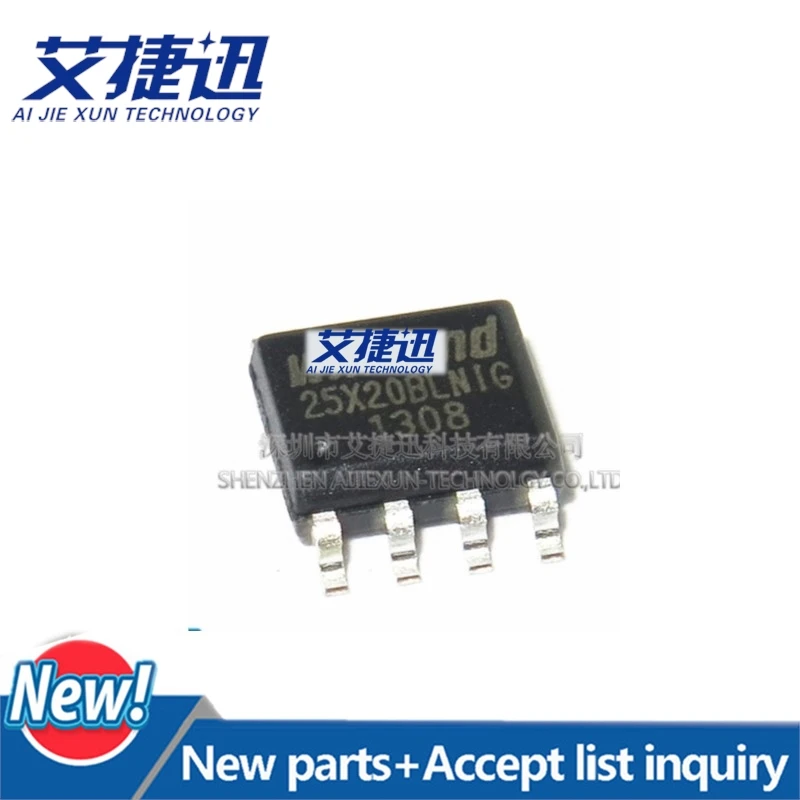 20Pcs W25X20BLSNIG 25X20BLNIG SOP8 1M-BIT, 2M-BIT AND 4M-BIT 2.5V SERIAL FLASH MEMORY WITH 4KB SECTORS 100% New and original