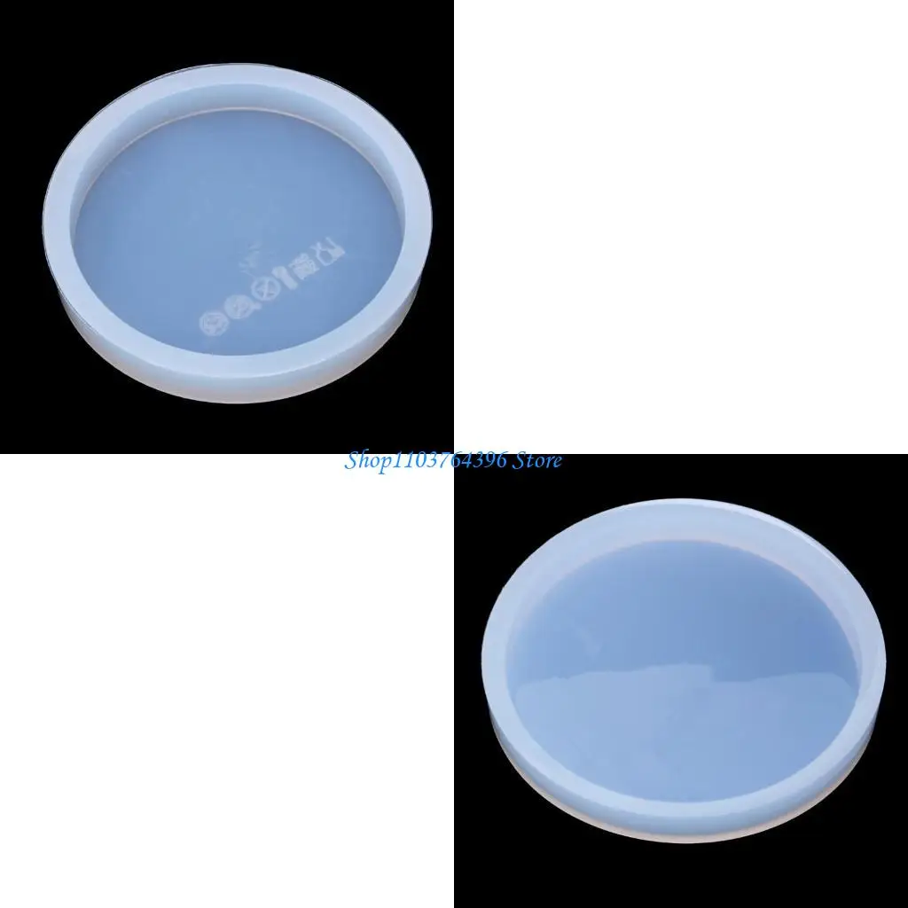 

Большая силиконовая форма для подставок, форма для литья эпоксидной смолы, круглая силиконовая форма для подставок