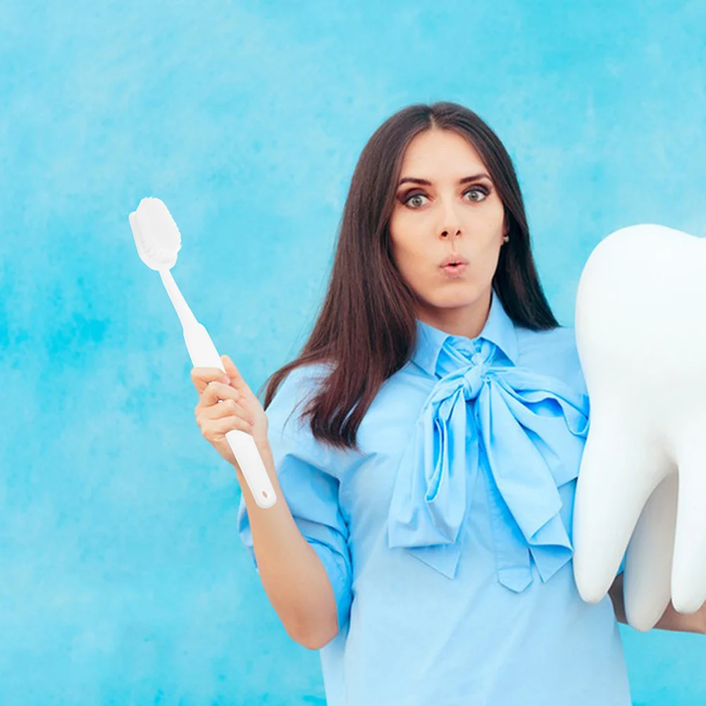 2 Stück große Zahnbürsten-Requisite, dekorative Zahnbürste für Party, kreative Fotoshootings, praktisch, langlebig