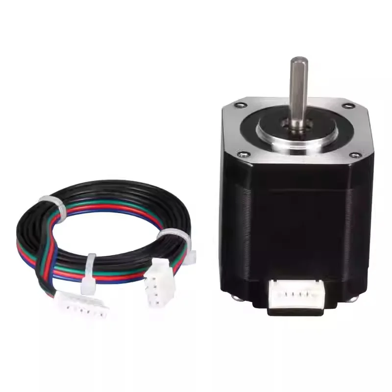 3D printer 42-step motor with large torque and high power, 0.48 N·m, height 47mm, with shaft 69mm, single output shaft