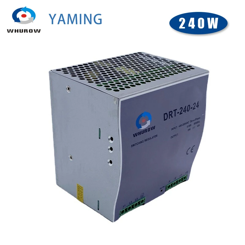 240W Power Supply 12V/20A 24V/10A Industrial DIN Rail SMPS Transformer Single Output DRT-240-24