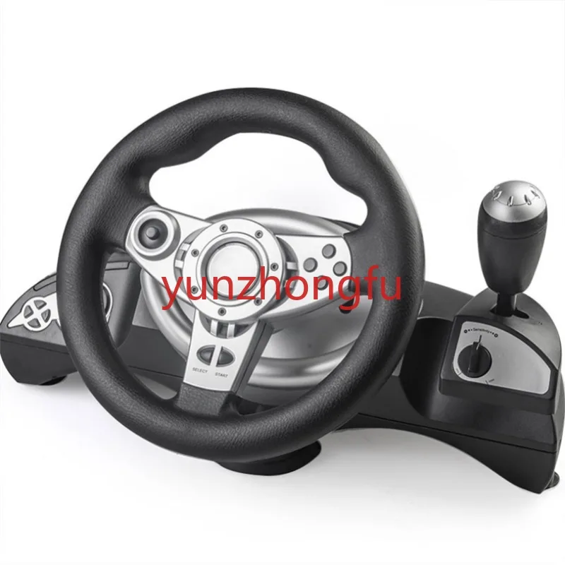 Ps4 Volante Y Ps3 Ps2  Para Manual Usb Car Racing Game Steering Wheel Controller and Pedals Set for Pc with Shiftergear