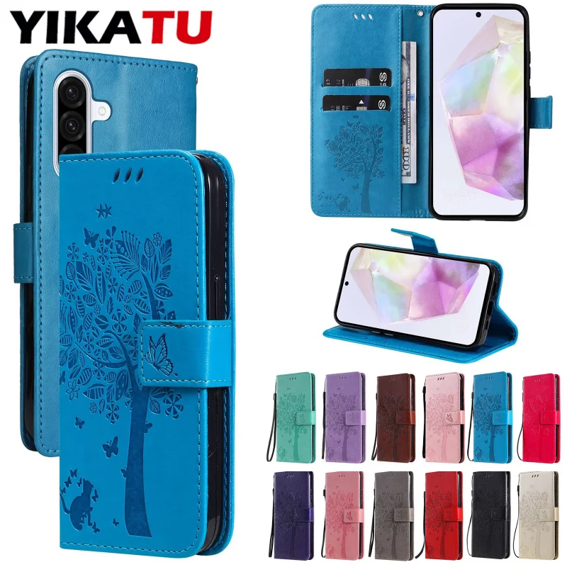 Wallet Flip Case For Samsung Galaxy J4 J6 Plus A6 A7 A8 A9 2